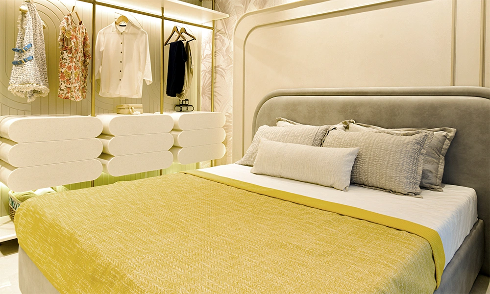 Bedroom with wardrobe